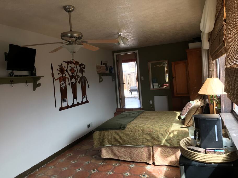 This is entrance to the main house kitchen, bathroom.