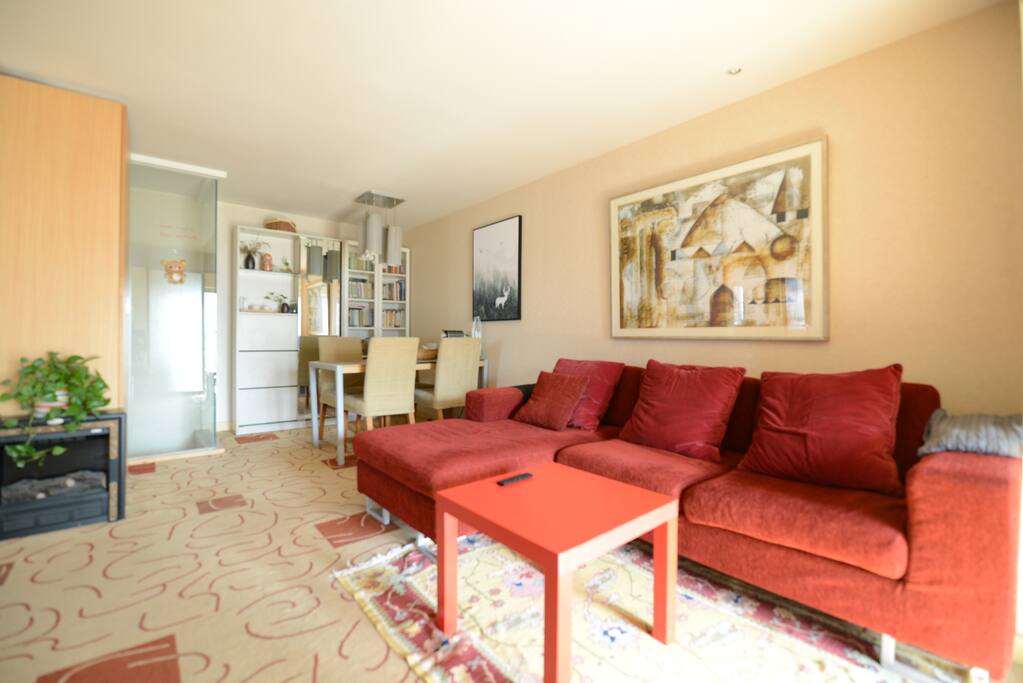 The living room