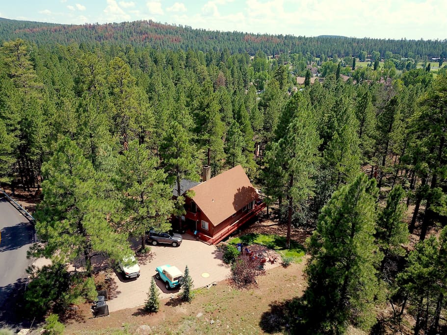 Aerial photo of the property