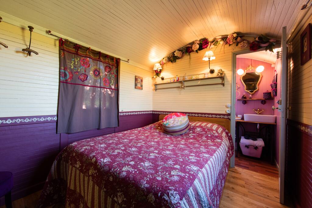La chambre de la roulotte