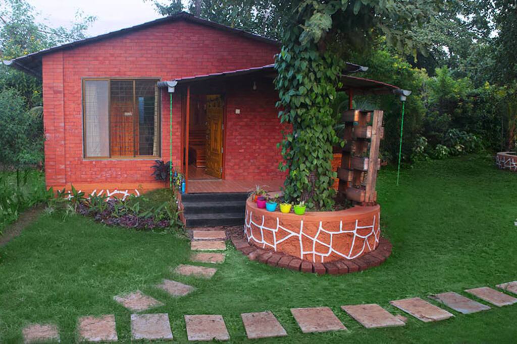 Personal Courtyard of single cottage