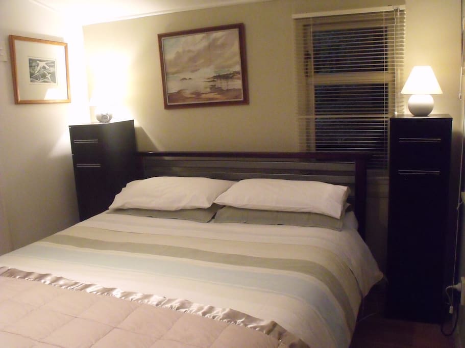 Comfortable queen size bed