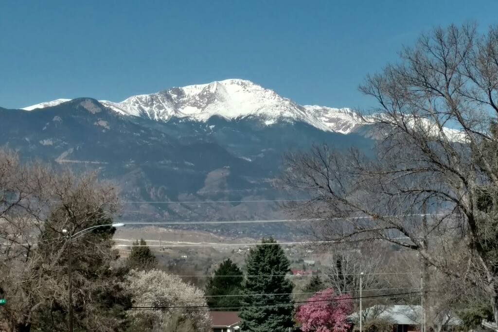 view. from front of house