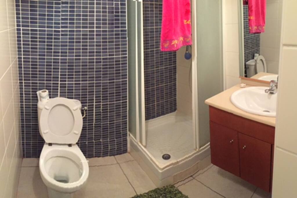 Salle de bain petite mais complète
