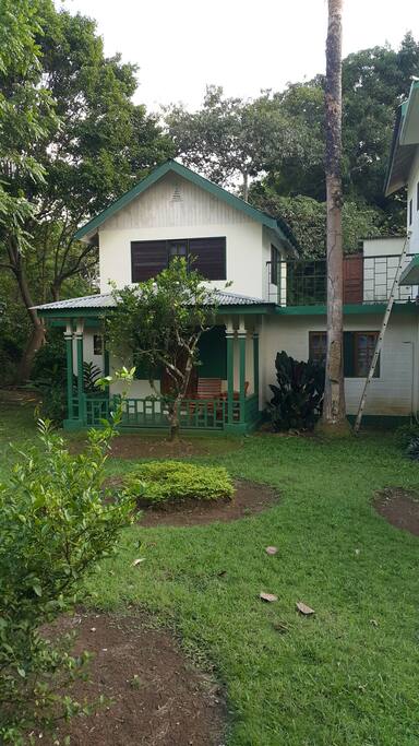 Below veranda to Cottage #1