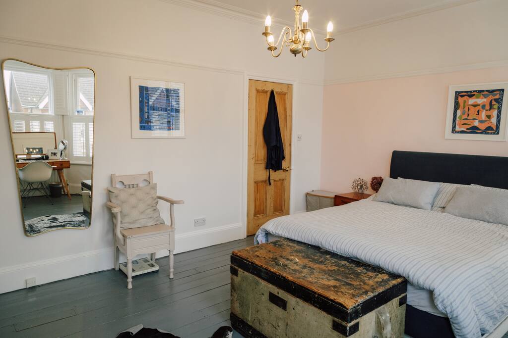 Bedroom 1 has a king size bed