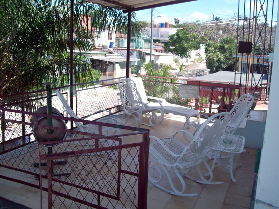 Terraza de la casa