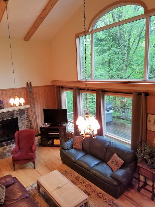 Living Room view from Upper Level