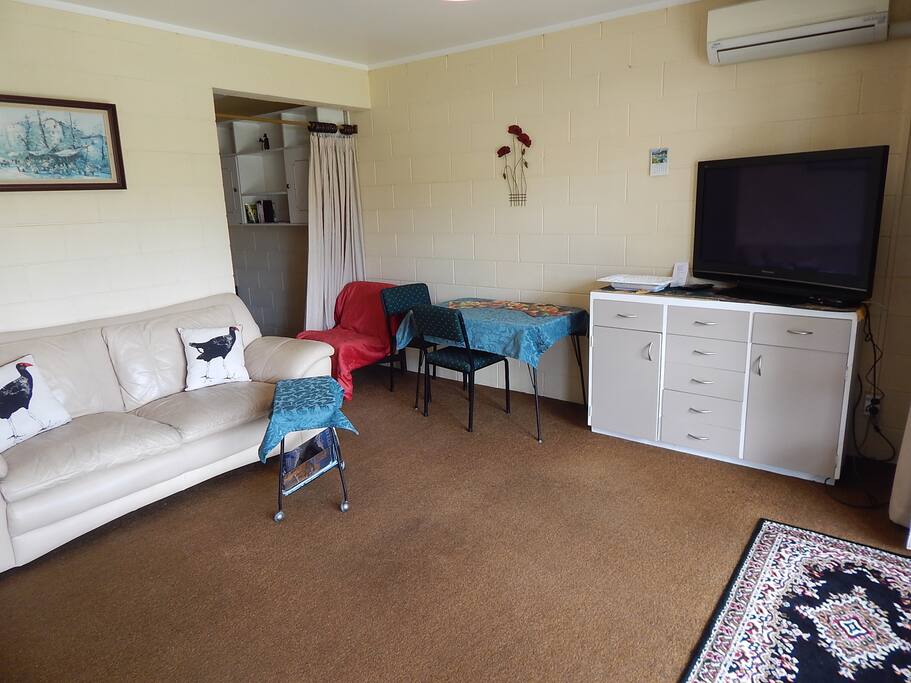Own lounge and TV