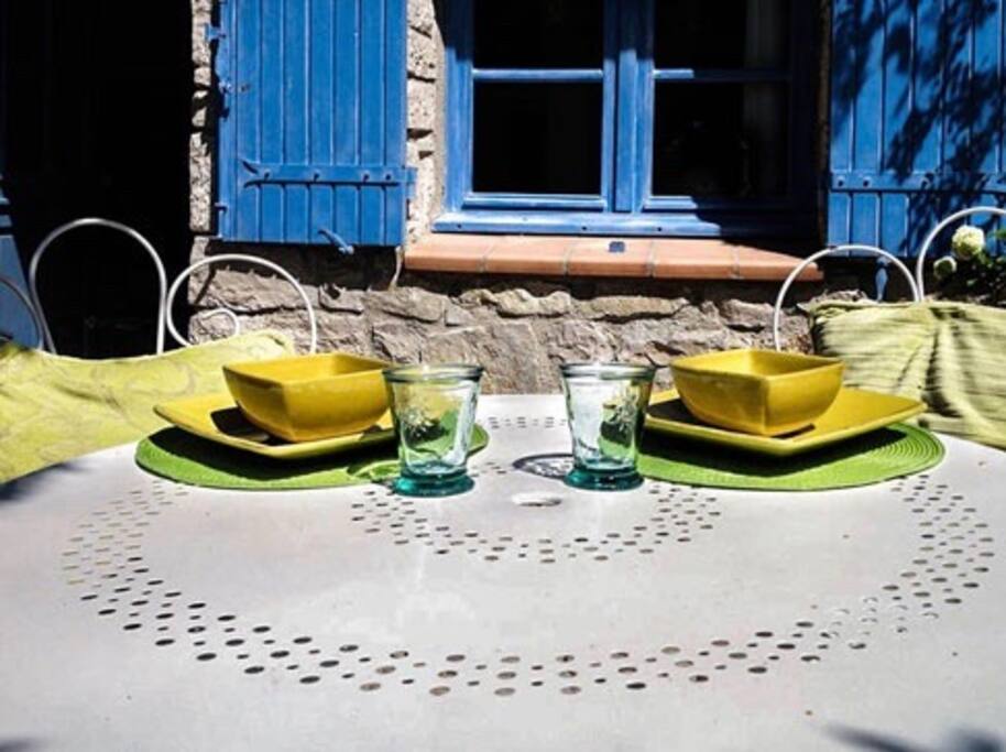 Gîte Abricot, Terrasse extérieure