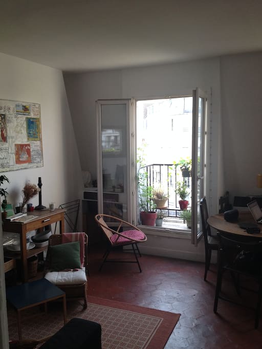balcon coté salon