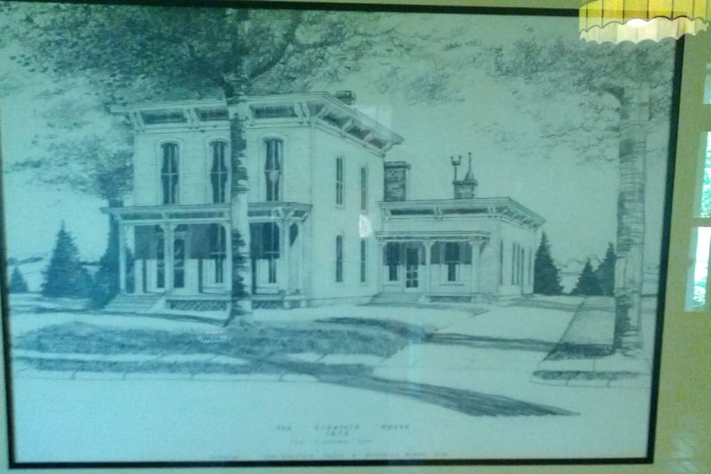 The home in the late 1800's