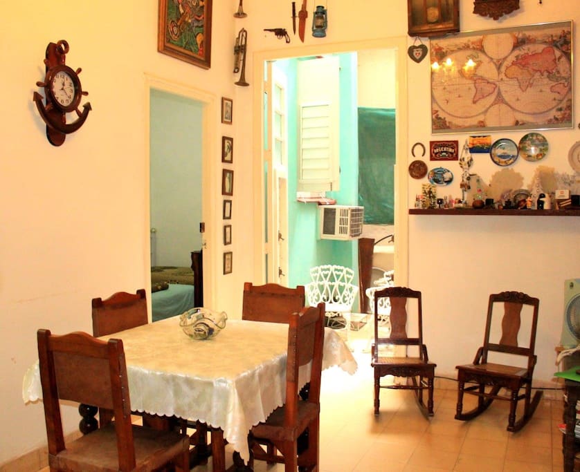 Other view of the living and dining room