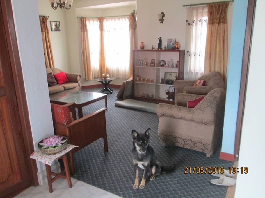 spacious living room