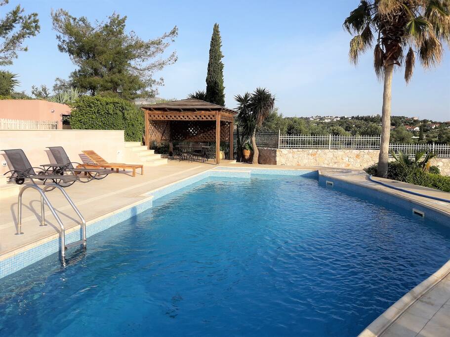 view of the pool