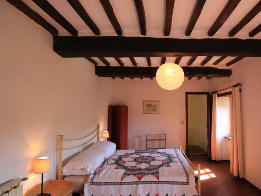 Double bedroom in Crinale. You can also comfortably fit another single in this large room, if required. Stunning views and own bathroom