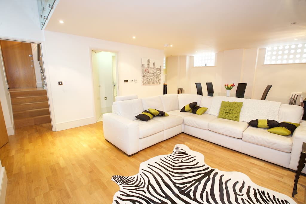 Plenty of space to unwind and put your feet up