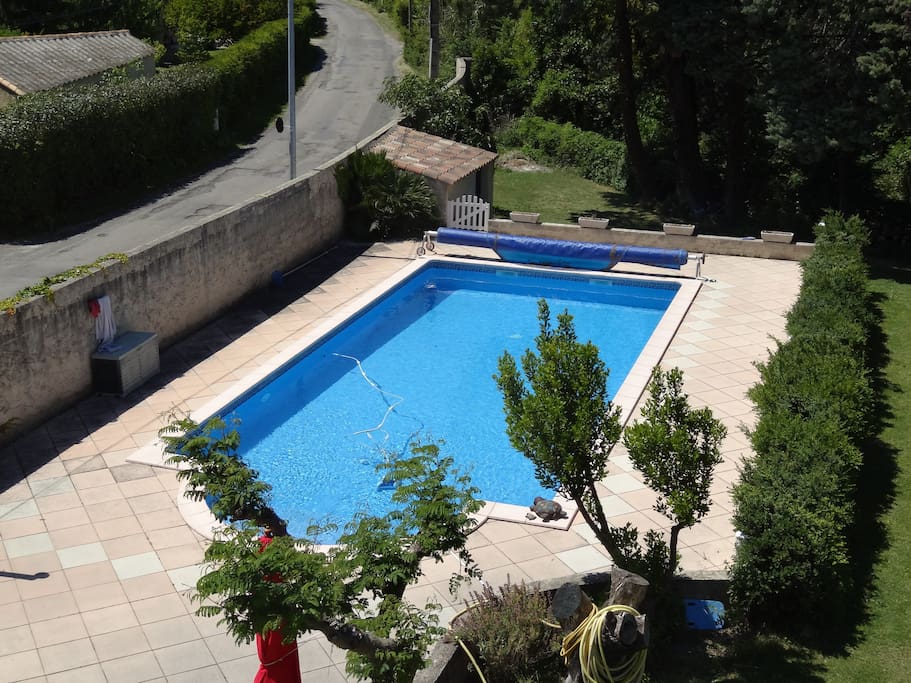 Piscine vue du haut