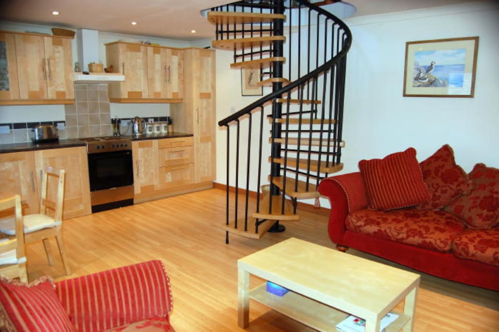 Spiral Stair to Upper Floor