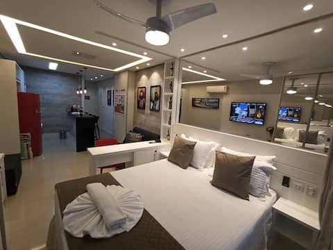 ʘ‿ʘ Amazing Ocean View Flat on Farol BARRA Beach!