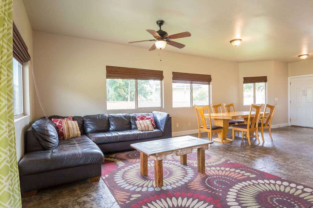 Relax after a day at the beach or hiking!