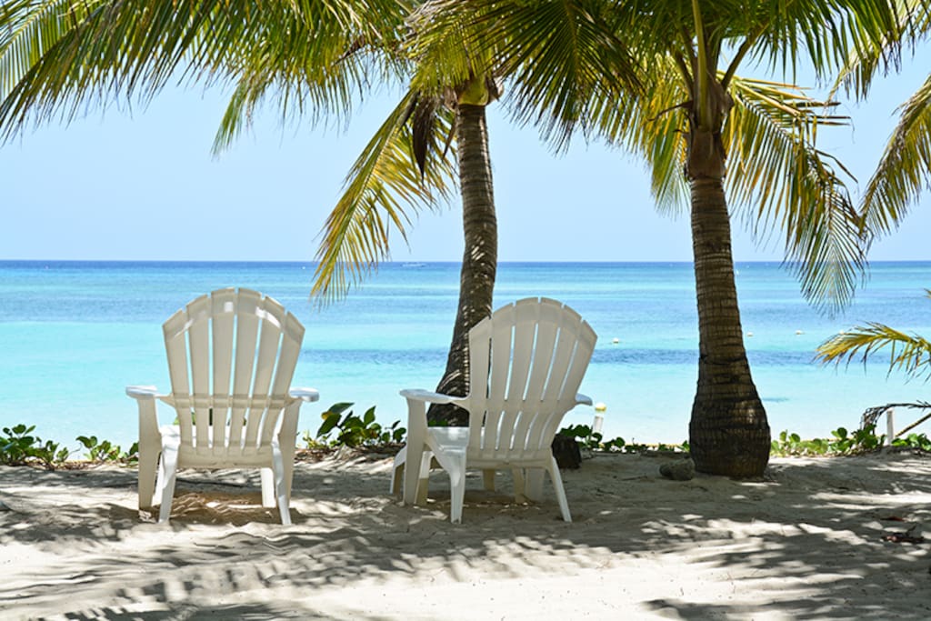 Private beach garden