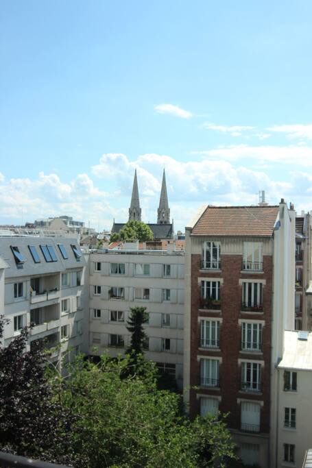 Vue du salon - View from the living room