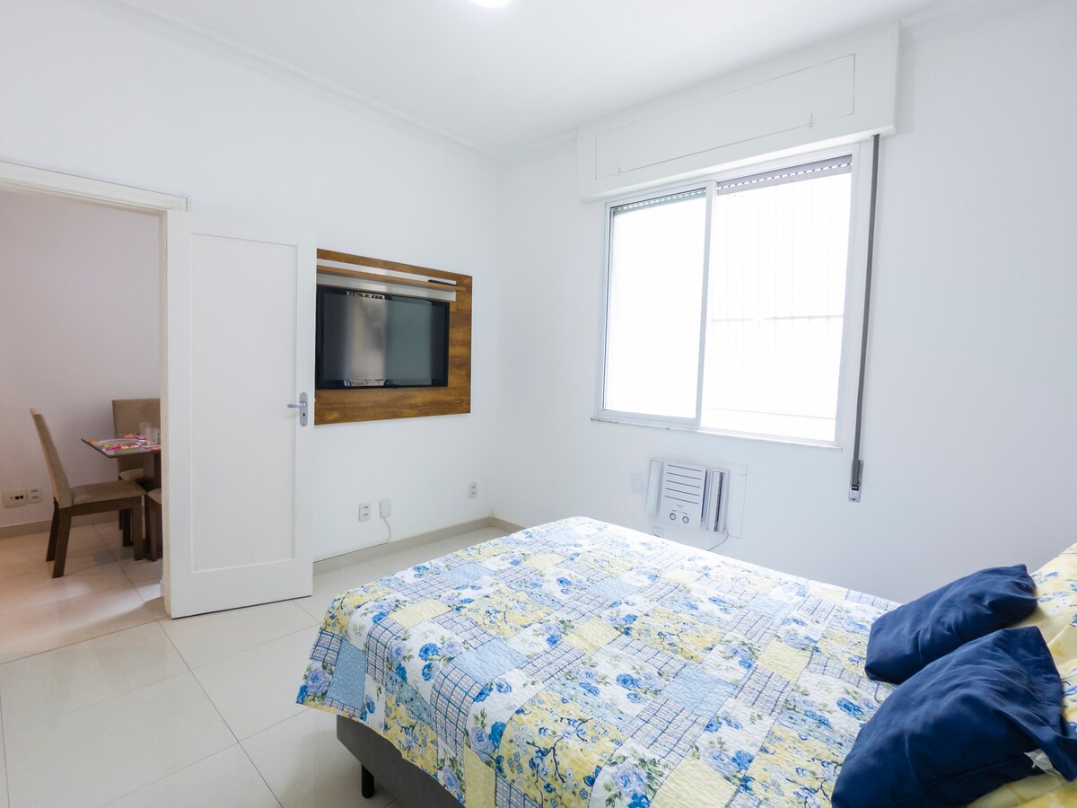 Suite met airconditioning, tv en zeer rustig.