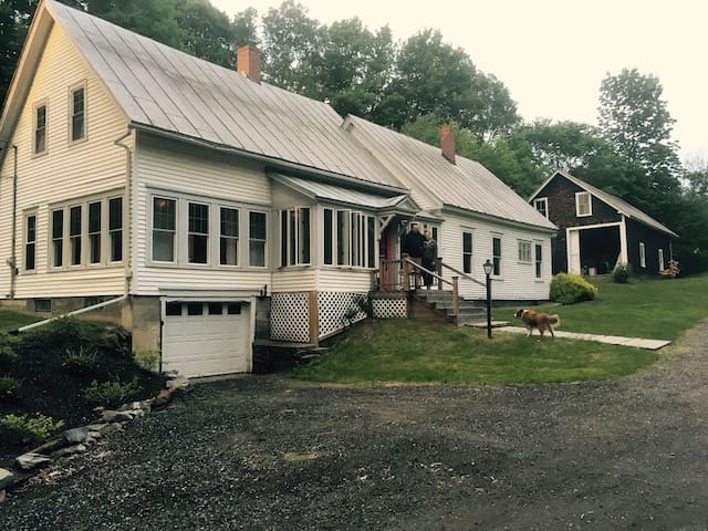 Farmhouse getaway in Western Maine