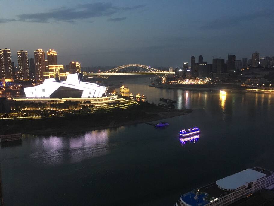 房间里看到的美景