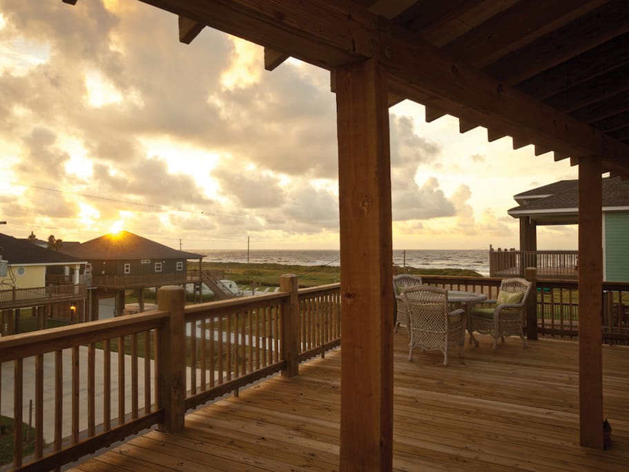 3rd Level Deck at sunrise