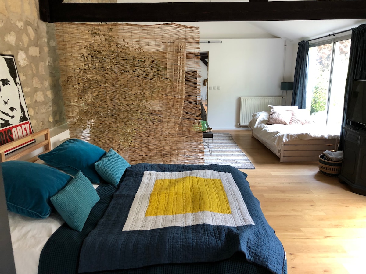 1 tweepersoonsbed van 160cm