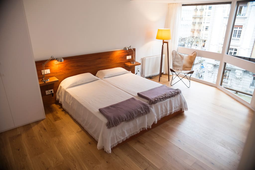 hab 1: cama matrimonio o dos camas