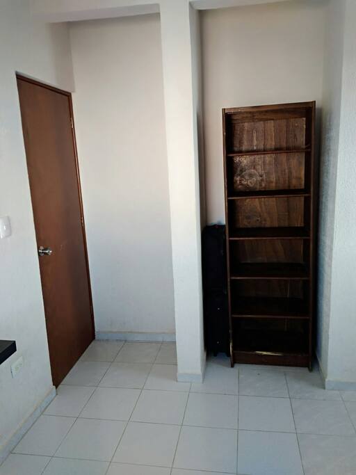 ropero y puerta.
