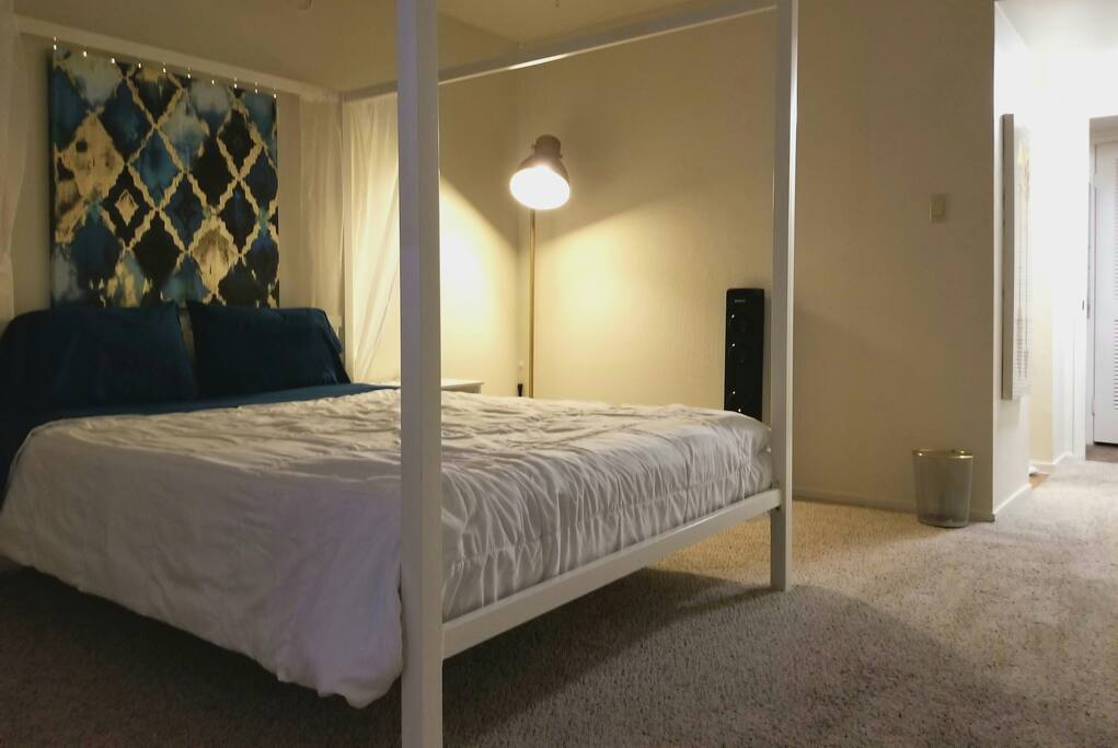 Bluetooth enabled speaker available for use inside of your room