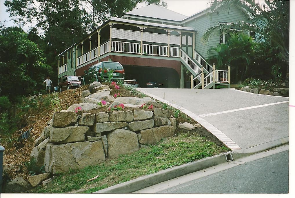 Side view of house
