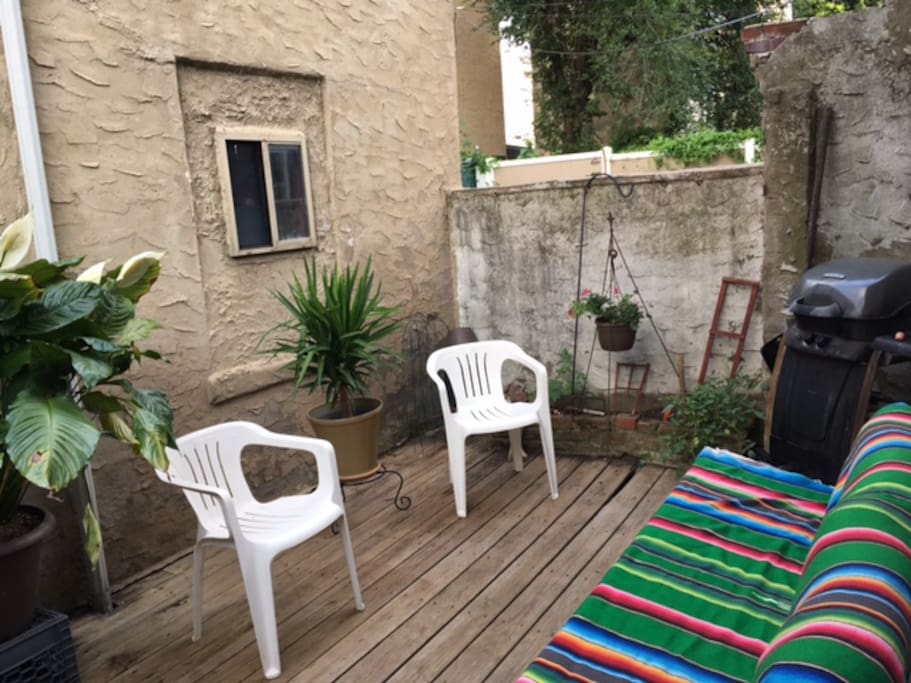 Your sweet patio for grilling!