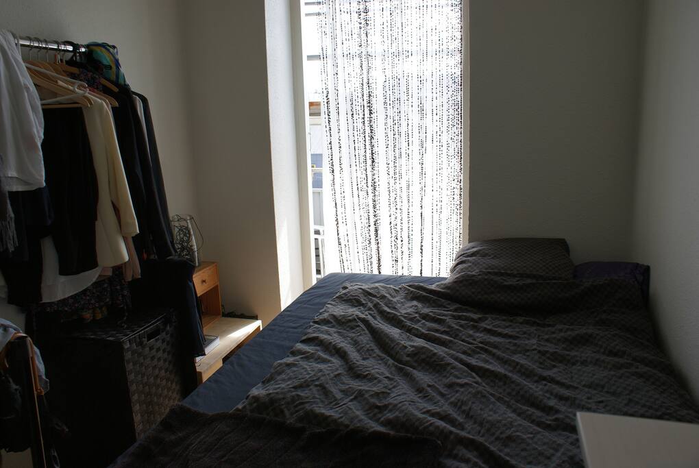 Bed room with double bed