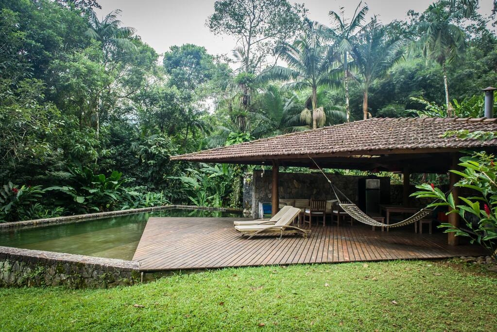 Vista da área de lazer