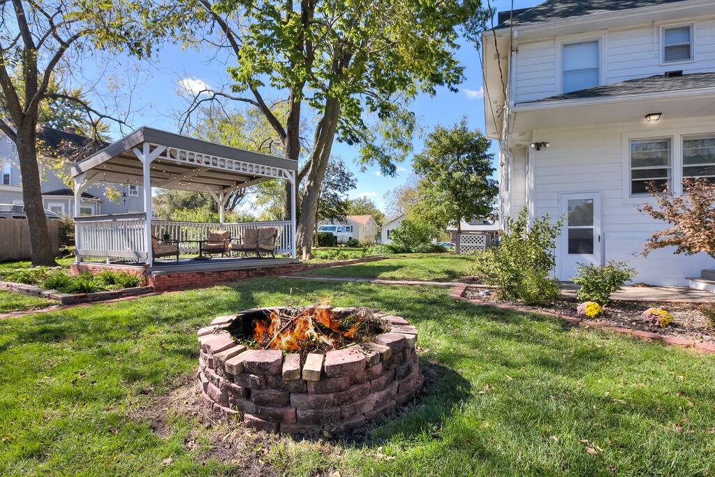 Enjoy your evening by the firepit
