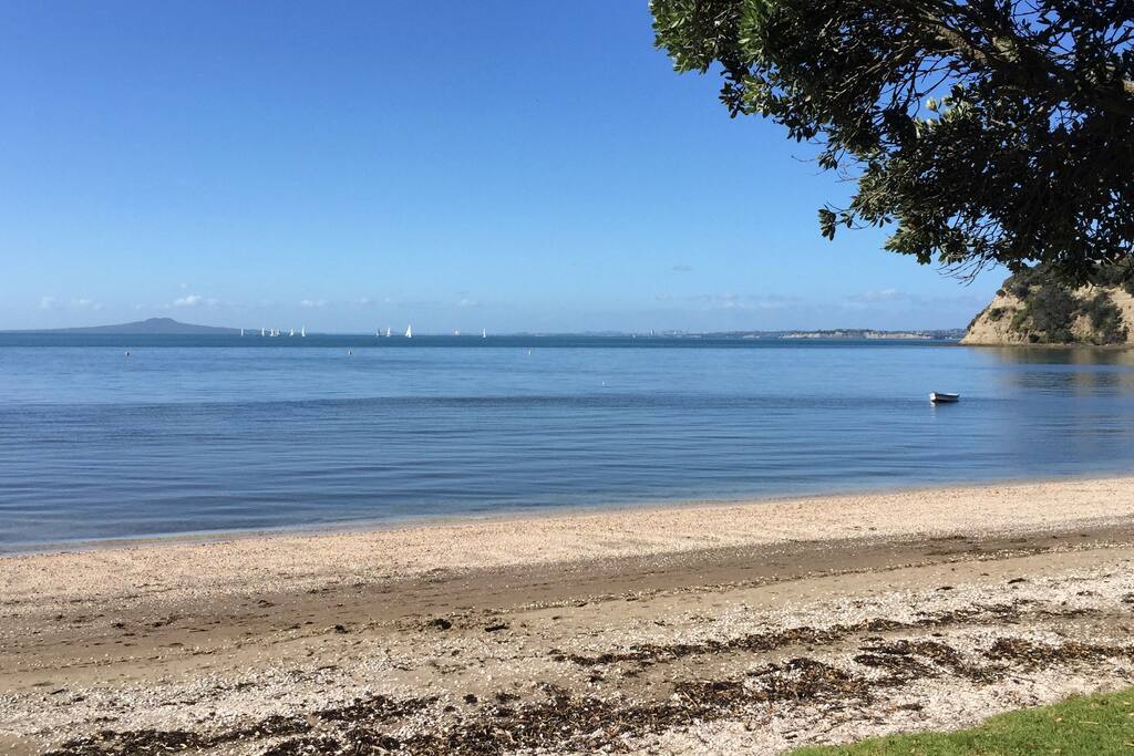 Approx 100m from the door - Matakatia Beach