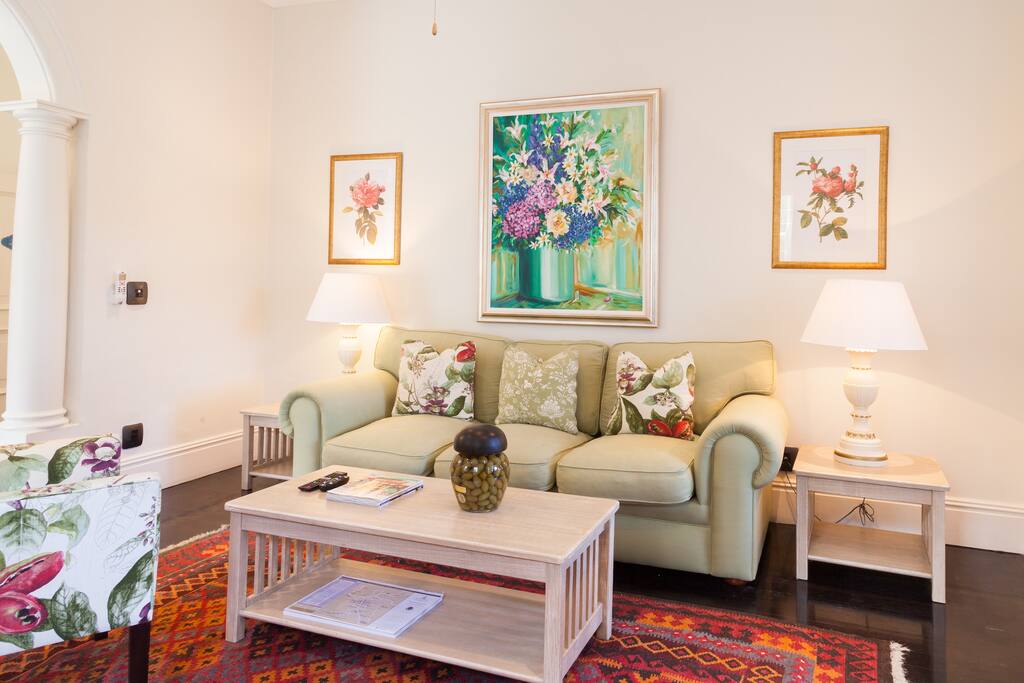 Spacious living room , La Cotte Suite