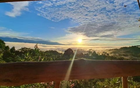 View of the Villa Lupita mountain