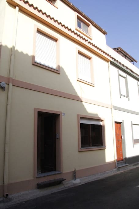 Entrance to the house from the street