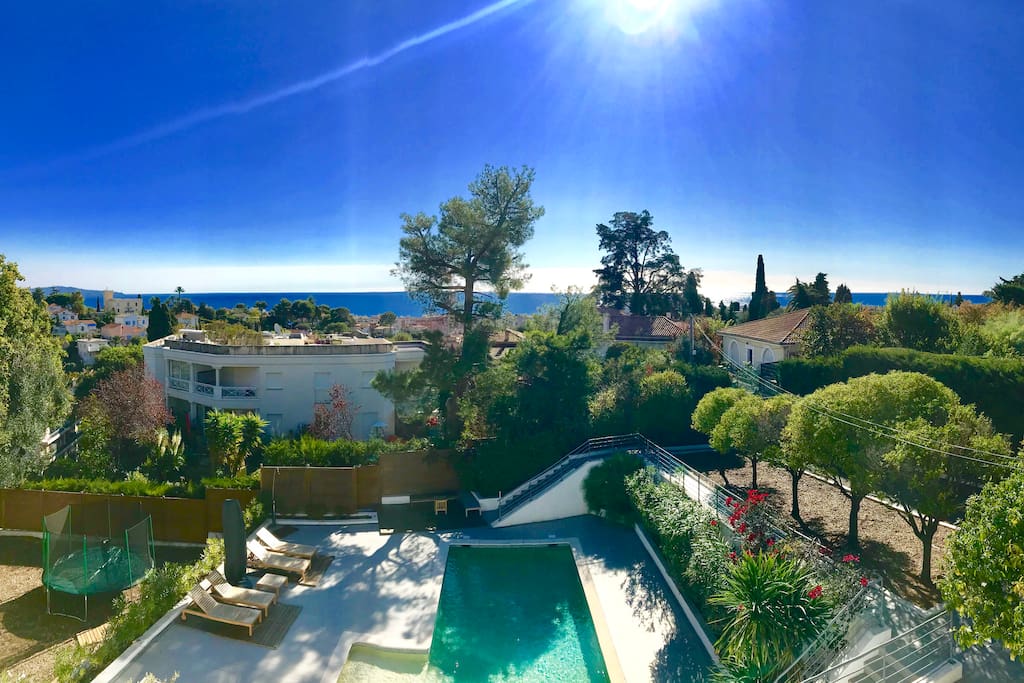 Vue depuis le haut de la maison