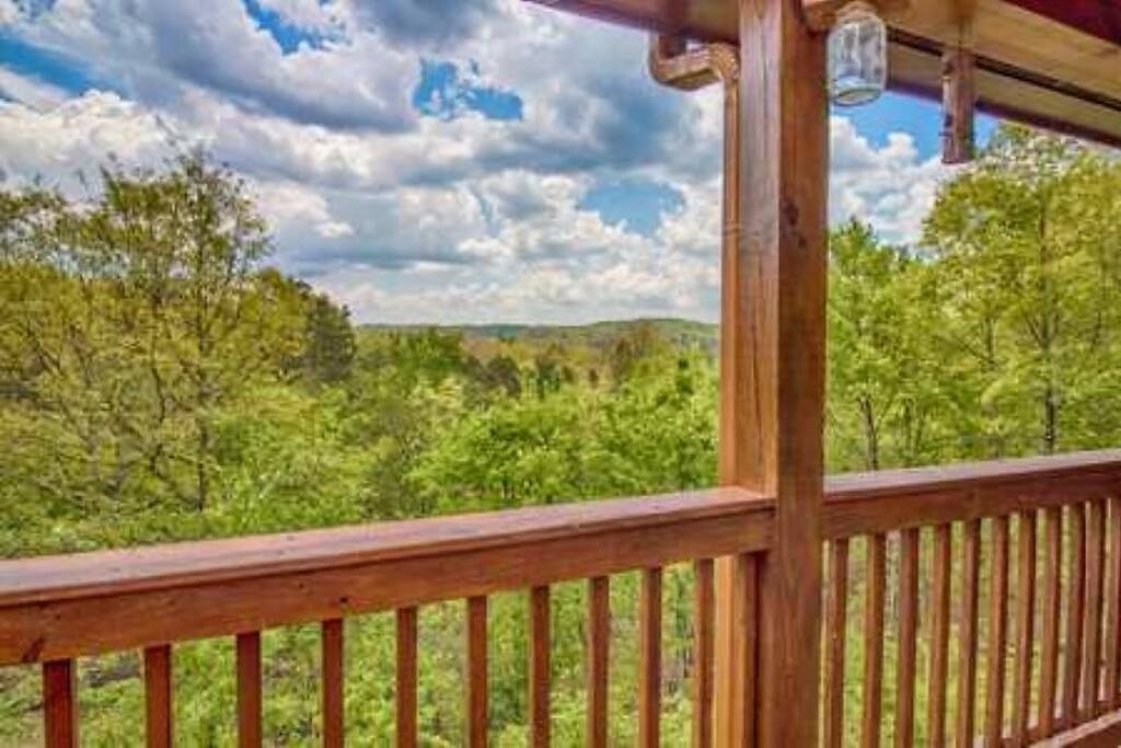Beautiful views from the deck