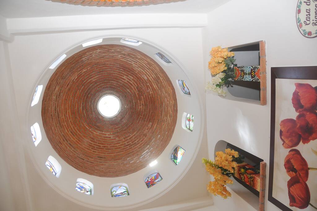 25 foot high cupola private entrance to Penthouse