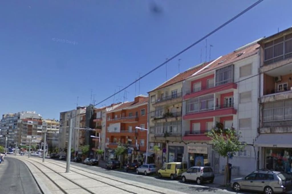 Vista da avenida