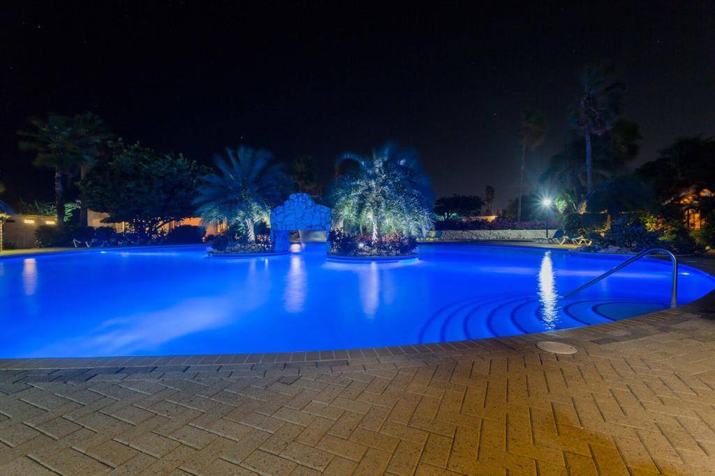 pool by night