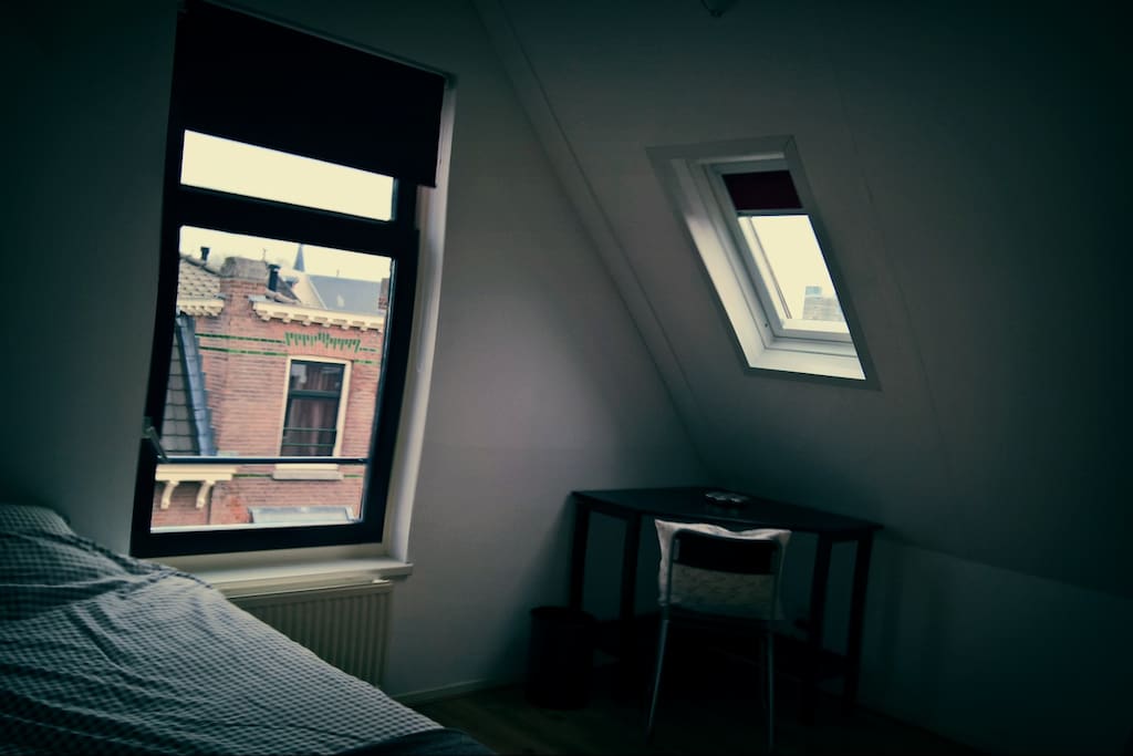 Light room with large opening windows